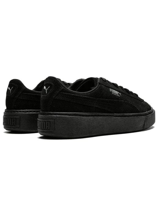 PUMA Black (Wmns) Suede Platform 'Crushed Gem