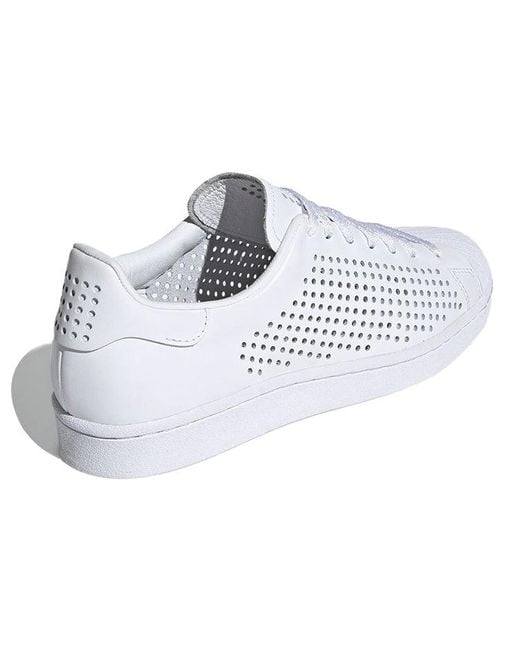 Adidas White Originals Superstar Shoes for men