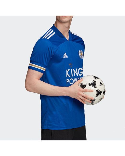Adidas Blue Home Fan Edition Short Sleeve T-Shirt for men