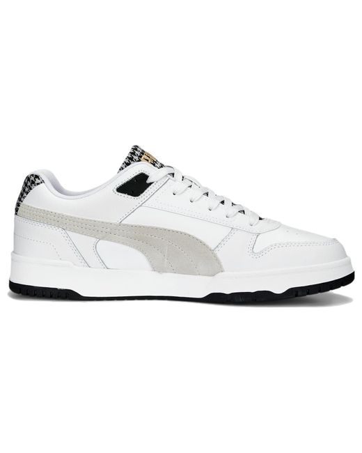 PUMA White (Wmns) Rbd Game Low Houndstooth