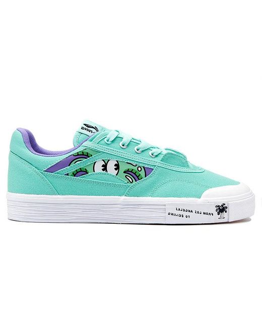 Li-ning Blue Skate Shoes X Steven Harington 'Palm Tree'