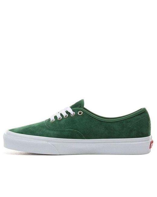 Vans Green Authentic Suede 'Fairway' for men