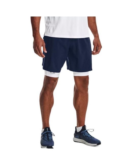 Under Armour Blue Woven Graphic 'College' for men