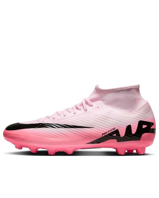 Nike Pink Mercurial Superfly 9 Academy Foam' for men