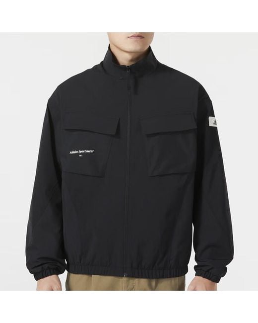 Adidas Blue St Gf Woven Jackets for men