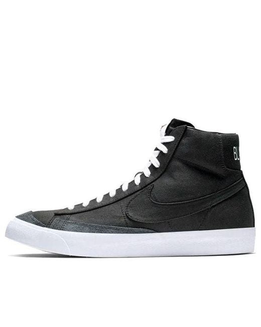 Nike Black Blazer Mid '77 Canvas for men