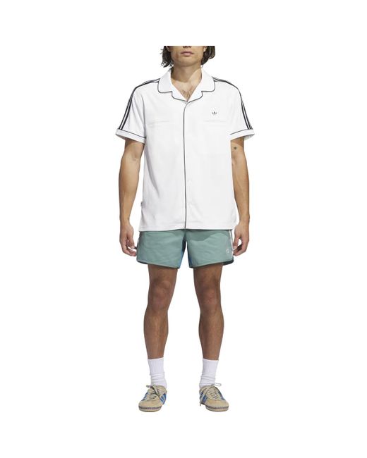 Adidas Blue X Clot Sprinter Shorts By Edison Chen Asia Sizing for men