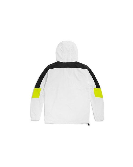 The North Face White Ue City Wind Anorak Ss22 Half Zip Jacket for men