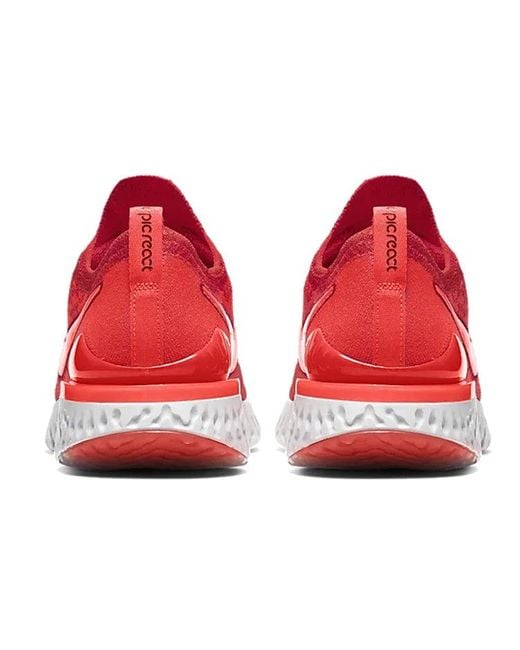Nike Red Epic React Flyknit 2 'Chile' for men
