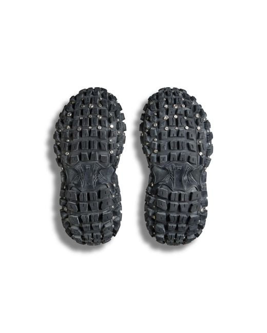 Balenciaga Black Bouncer Screw Sneakers Mesh And Nylon With Piercing' for men