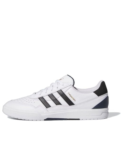 Adidas White Tyshawn 'Cloud Core Collegiate' for men
