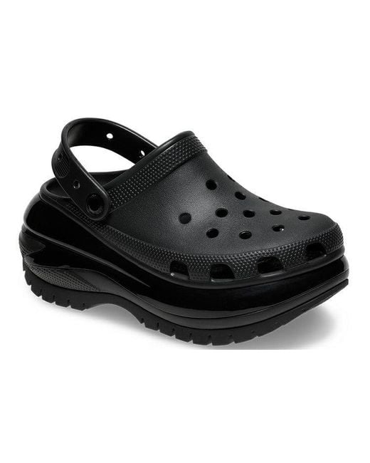 CROCSTM Black Mega Crush Clog for men