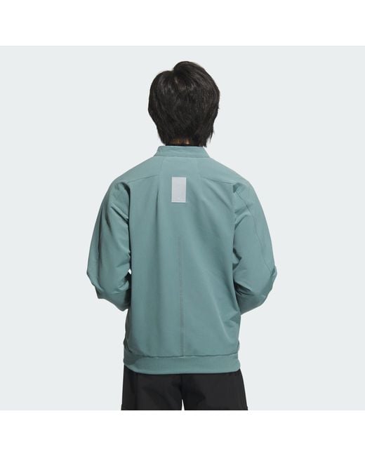 Adidas Blue Wuji Must-Have Woven Jacket Asia Sizing for men