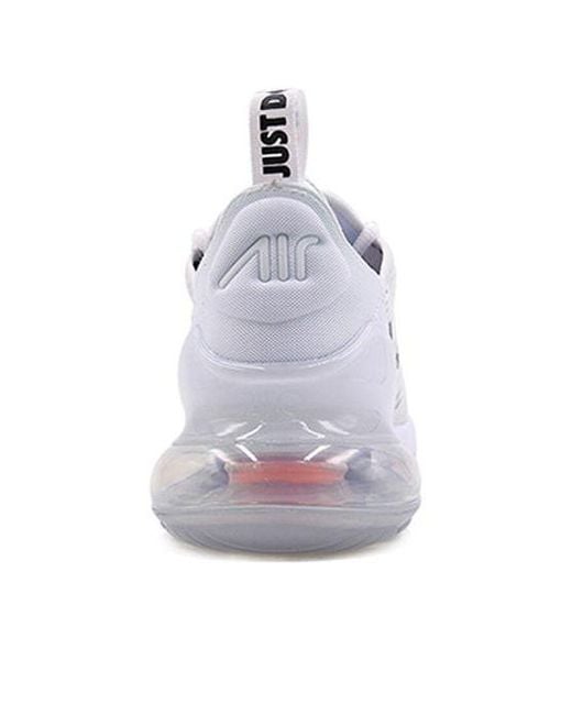 Nike White Air Max 270 'Just Do It' for men