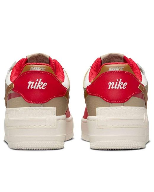 Nike White (Wmns) Air Force 1 Shadow 'Phantom Fire Khaki'