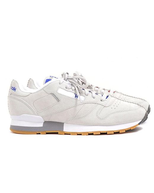 Reebok White Kendrick Lamar X Classic Leather 'Skull' for men