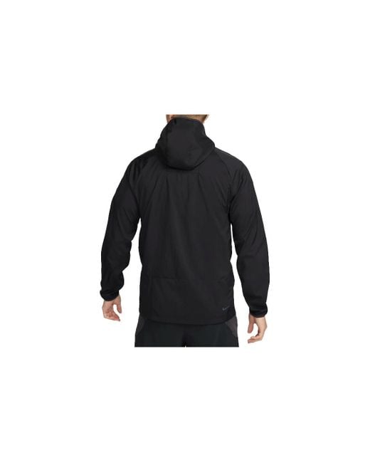 Nike Black Trail Aireez Lightweight Trail Running Jacket for men