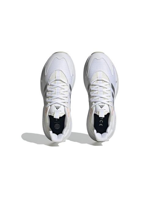 Adidas White (Wmns) Alphaedge + Running Shoes