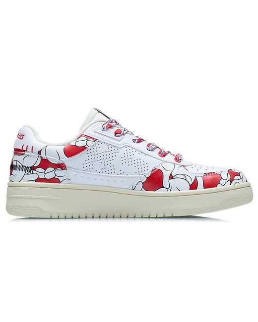 Li-ning White Classic Skateboarding X Disney Minnie Mouse for men