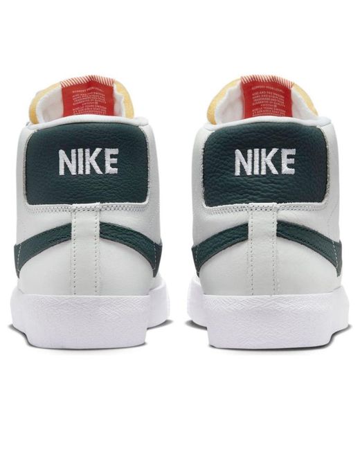 Nike White Zoom Blazer Mid Iso Sb Pro' for men