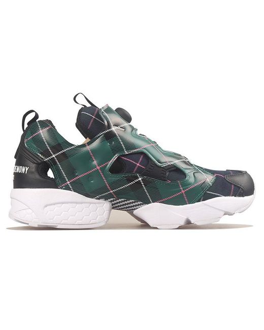 Reebok Blue Opening Ceremony X Instapump Fury Og Plaid' for men
