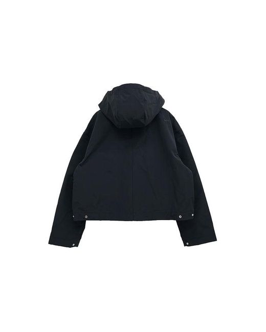 Nike Blue X Mmw Crossover Solid Color Short Hooded Jacket Autumn for men