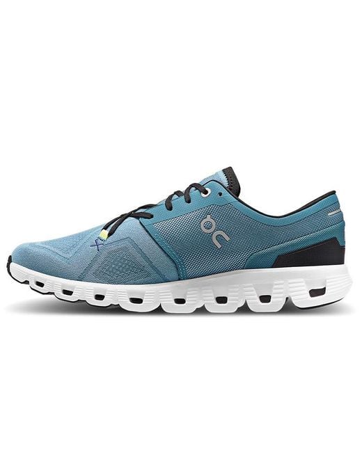 On Shoes Blue Cloud X 3 'Pewter' for men