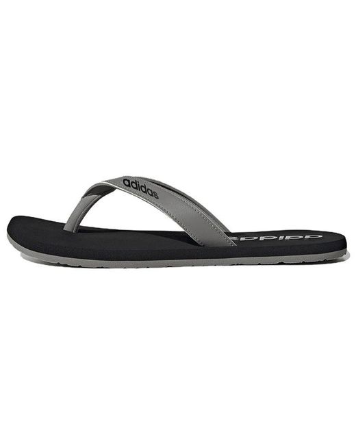 Adidas Black Eezay Flip-Flops for men