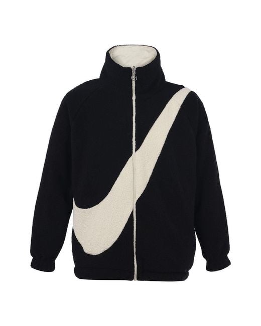 Nike Blue (Wmns) Large Logo Casual Reversible Jacket
