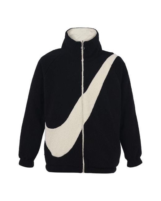 Nike Blue (Wmns) Large Logo Casual Reversible Jacket