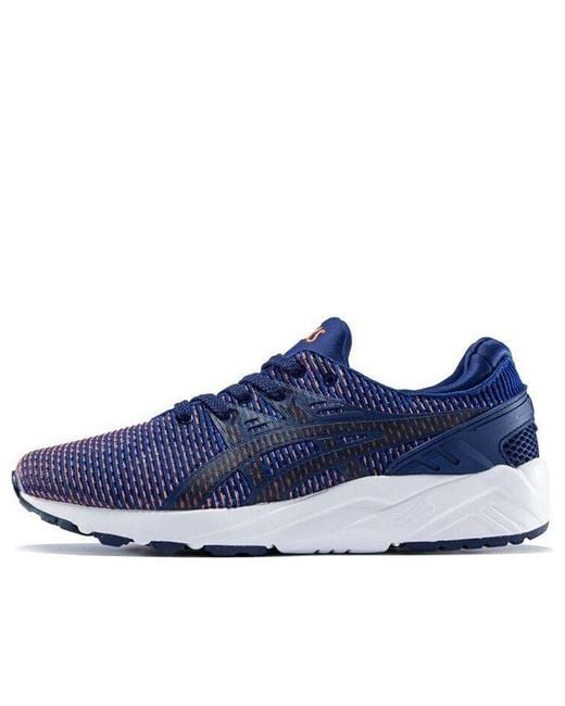 Asics Blue Gel-Kayano Trainer Evo Print' for men