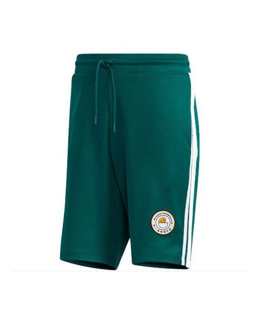 Adidas Green Neo Crossover Sports Shorts for men
