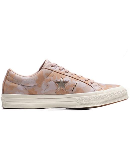 Converse Pink One Star Camouflage Printing for men