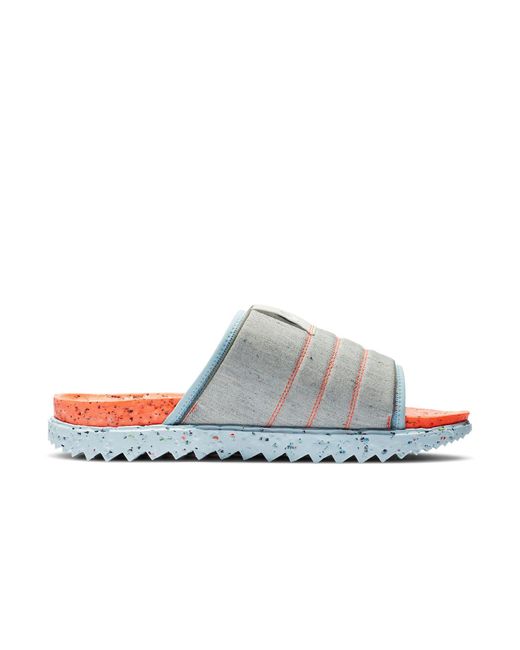 nike asuna crater slide black