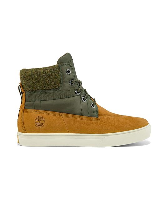 Timberland Brown Cupsole Ek+ Sneaker Boot 'Wheat Nubuck' for men