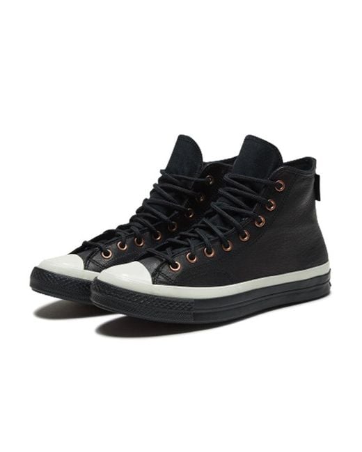 Converse Black Chuck 70 Hi Leather' for men