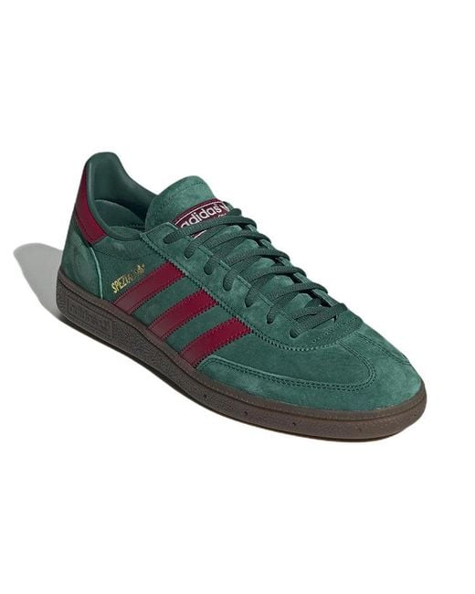 Adidas Green Handball Spezial 'Collegiate Burgundy' for men