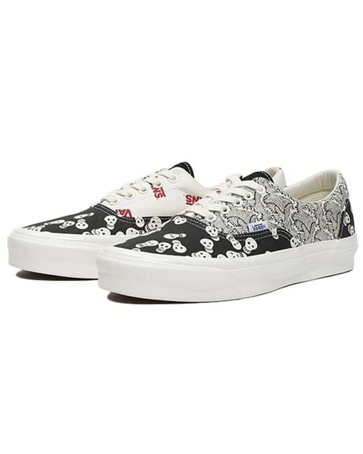 Vans White Og Era Lx Skull Print' for men