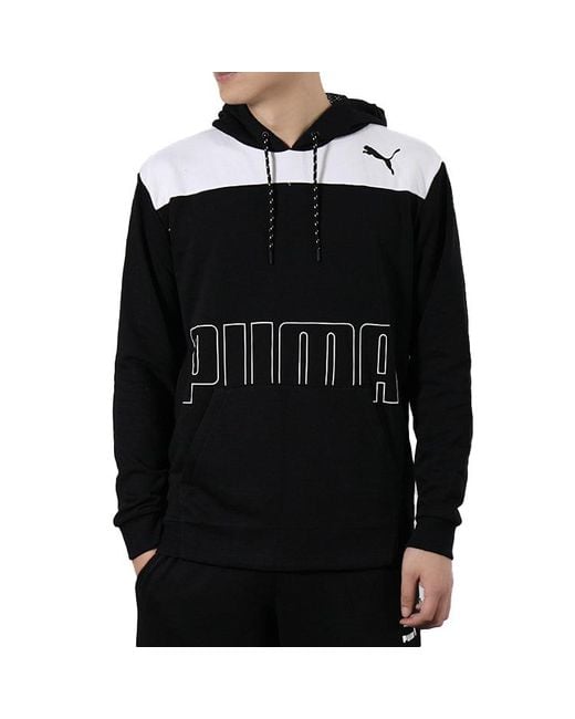 PUMA Black Modern Sports Hoody Tr for men