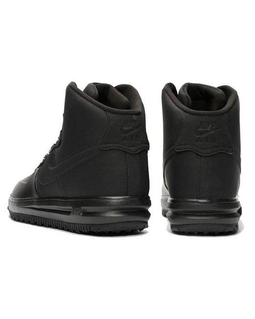 Nike Black Lunar Force 1 Duckboot '18 'Triple' for men