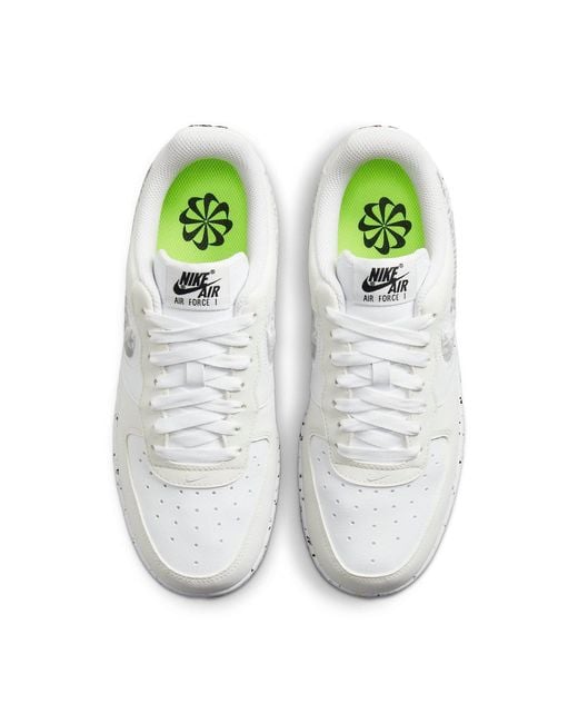 Nike White (Wmns) Air Force 1 Crater