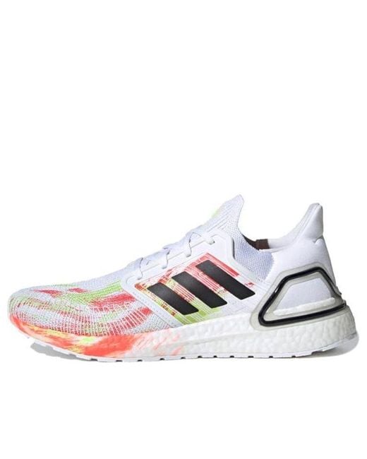 Adidas White Ultraboost 20 'Heatmap' for men