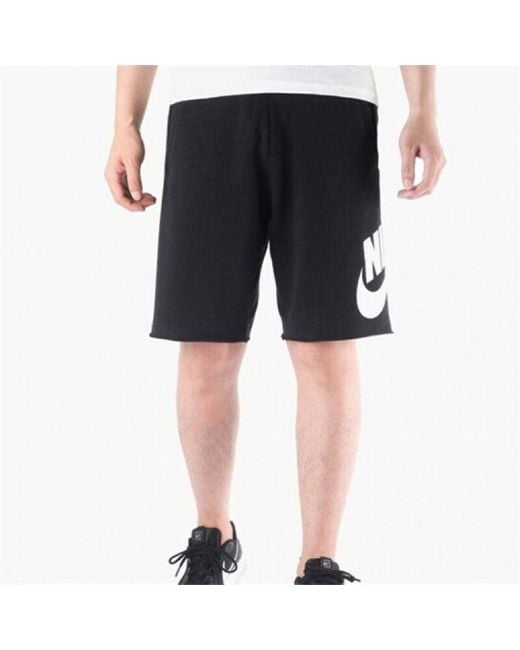 Nike Black Casual Comfy Breathable Knit Sports Shorts for men