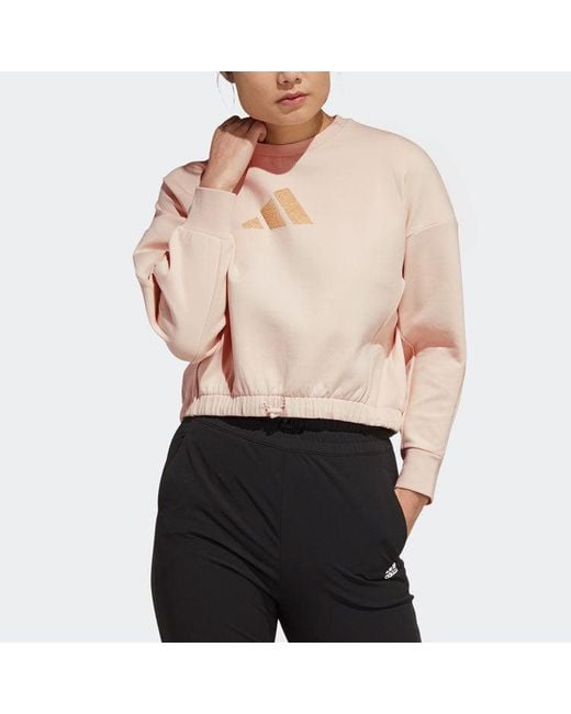 Adidas Natural (Wmns) Casual Sports Hoodie Pullover