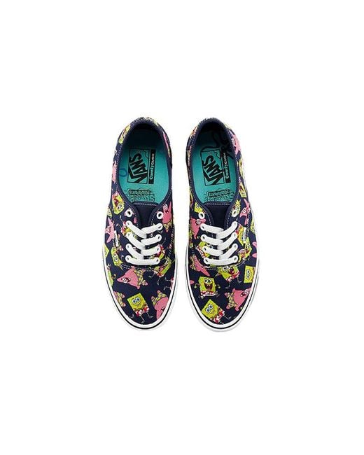 Vans Blue Spongebob Squarepants X Comfycush Authentic 'Alohabob' for men