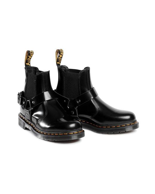 Dr. Martens Black Wincox Leather Chelsea Boots
