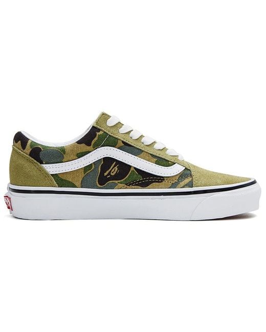Vans Green Bape X Old Skool 36 Dx Camo' for men