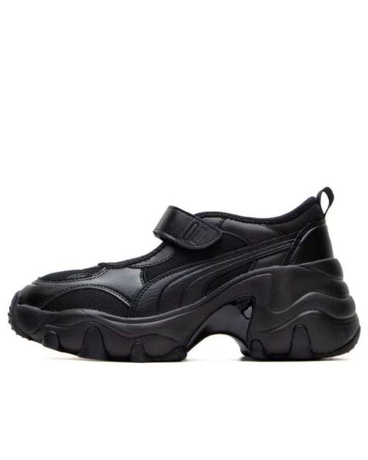 PUMA Black (Wmns) Pulsar Wedge Sandals