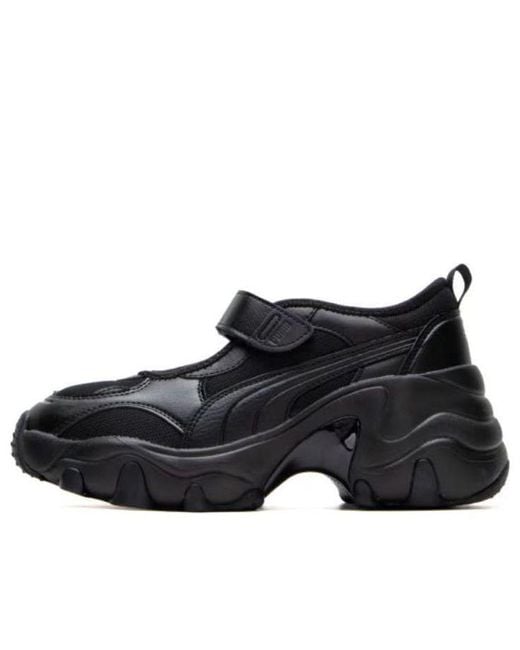 PUMA Black (Wmns) Pulsar Wedge Sandals