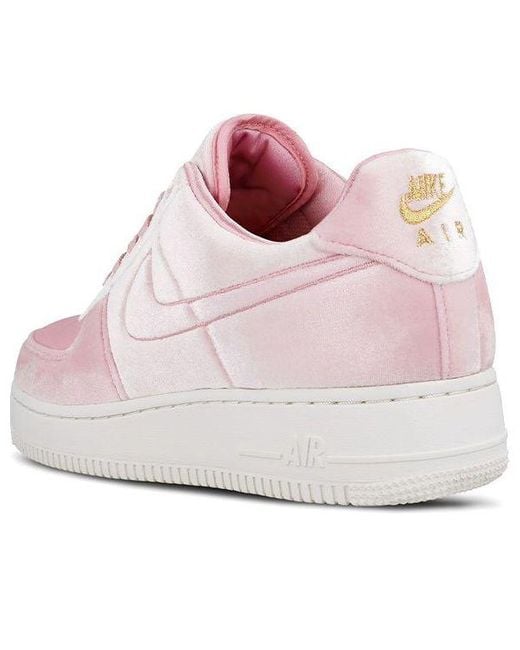 Nike Pink Air Force 1 Low '07 Premium Velour' for men
